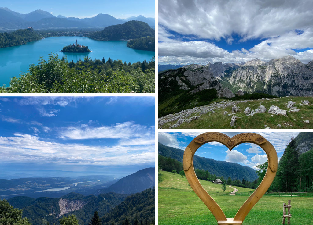 Images of nature around the mountains and lakes of Slovenia as seen on the Exodus Travels' Lakes and Mountains of Slovenia walking tour
