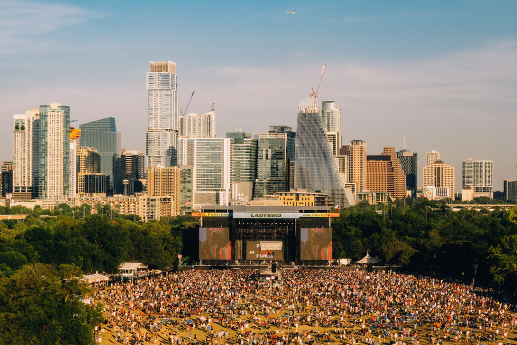 Austin City Limits Music Festival hosted in Zilker Park in October