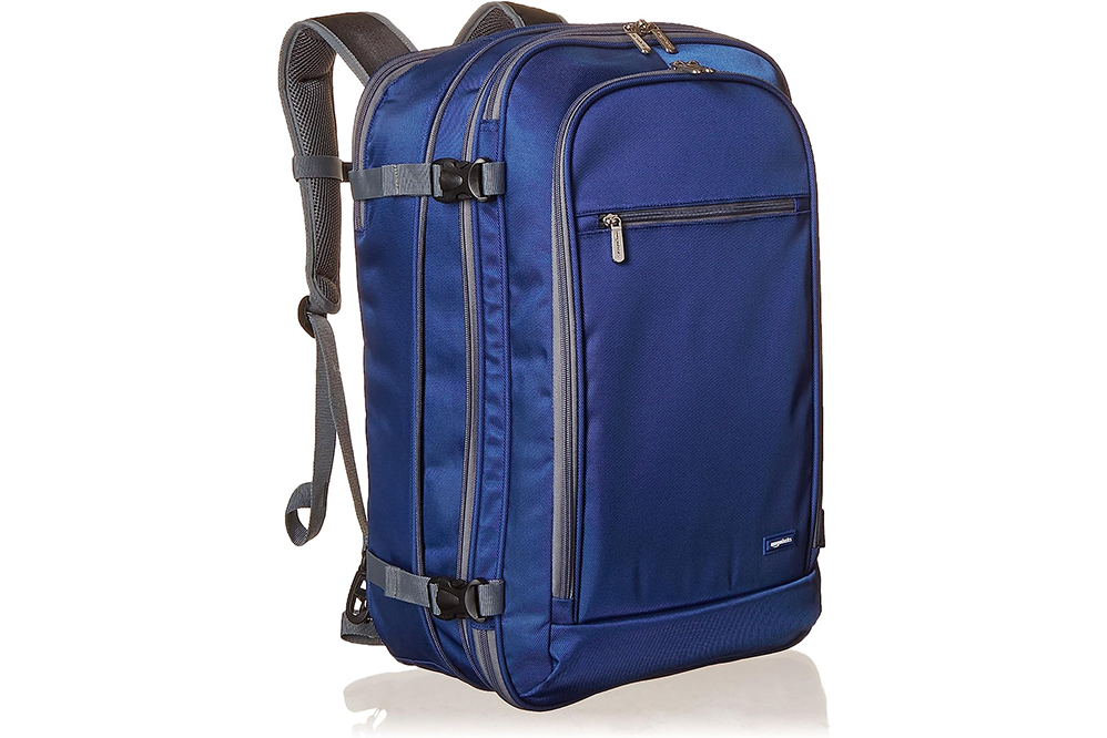 Best Basic Travel Backpack Amazon Basics Carry-On Travel Backpack on a white background