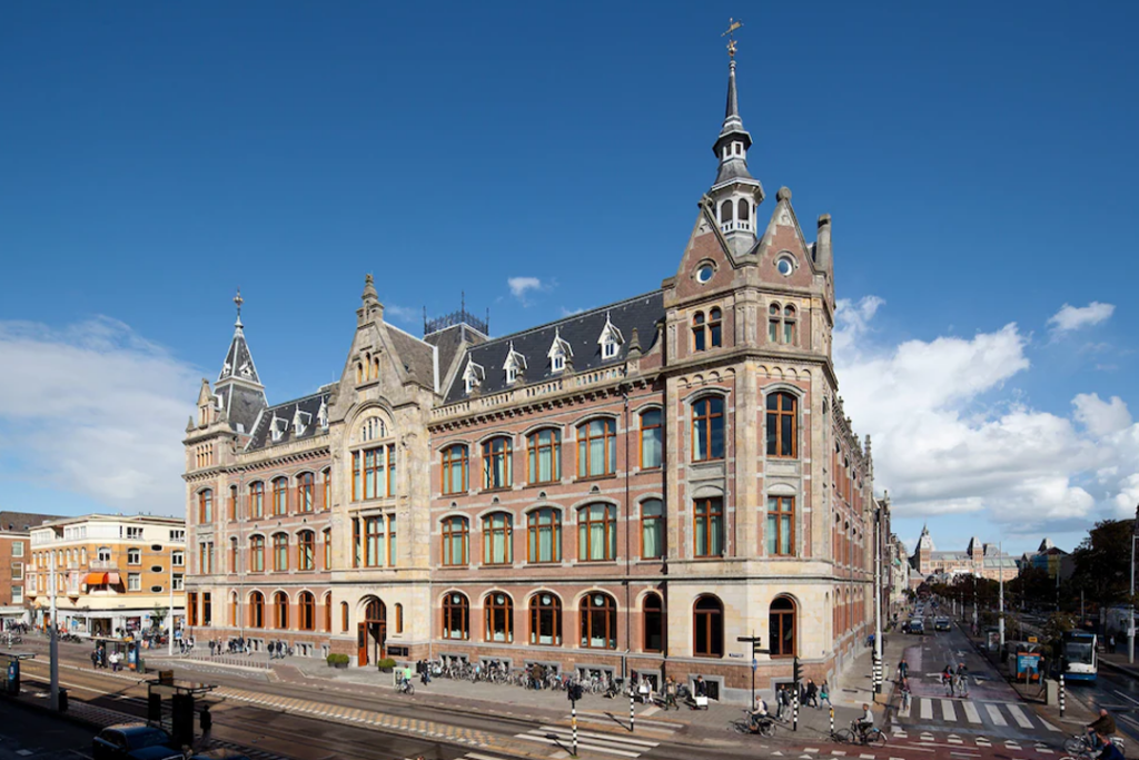Exterior view of the Conservatorium Hotel in Amsterdam